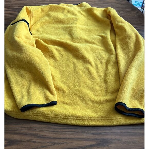 Pro Spirit yellow black trim three quarter zip pullover jacket size XL - Picture 2 of 4